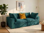Sofa Nube 2 Plazas - Verde esmeralda